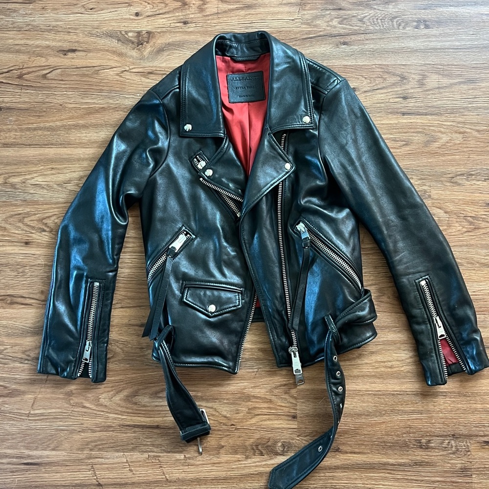 All Saints Billie Style leather jacket